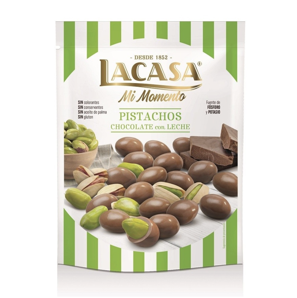 Pistachos Bañados en Chocolate con Leche